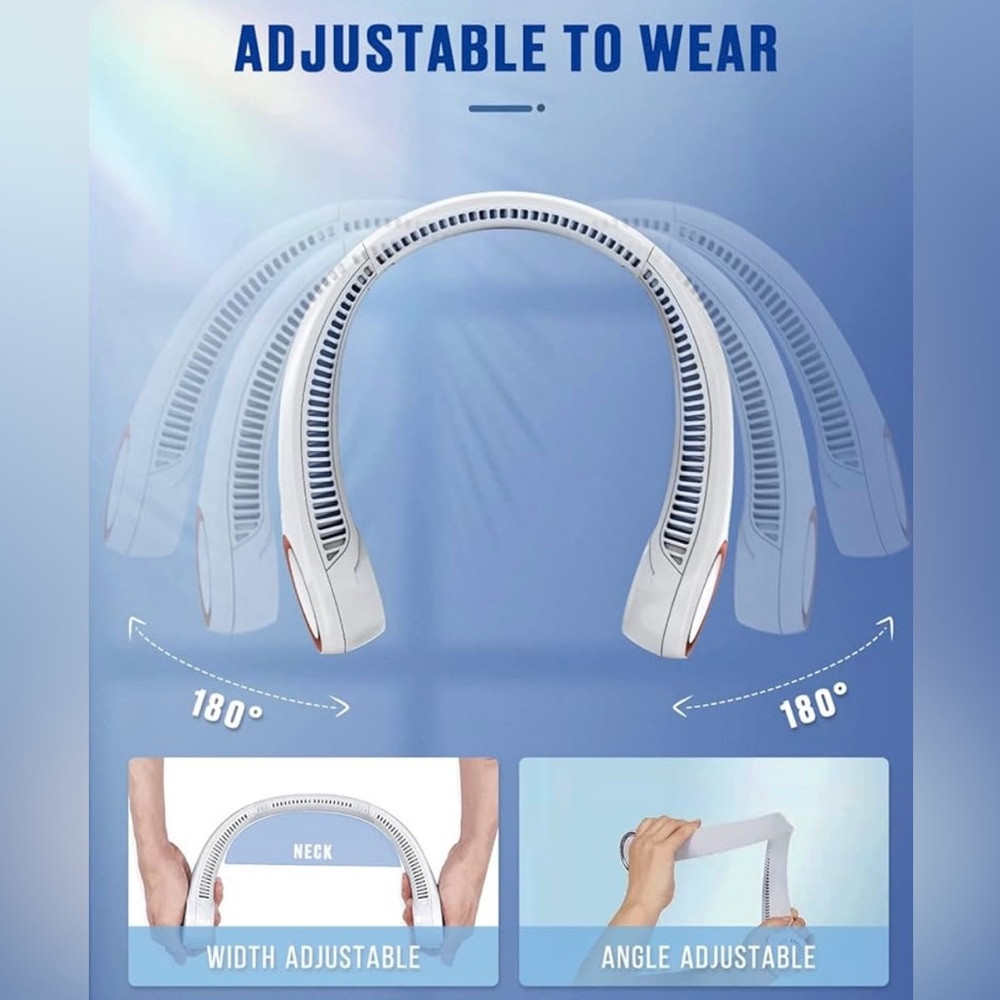 NEW Bladeless Portable Neck Fan